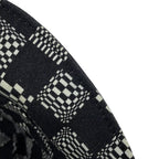 Louis Vuitton Hat Bonneted Damier Reversible Bucket Cotton Black White — view 8