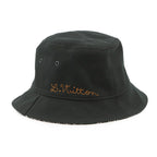 Louis Vuitton Hat Bonneted Damier Reversible Bucket Cotton Black White — view 4