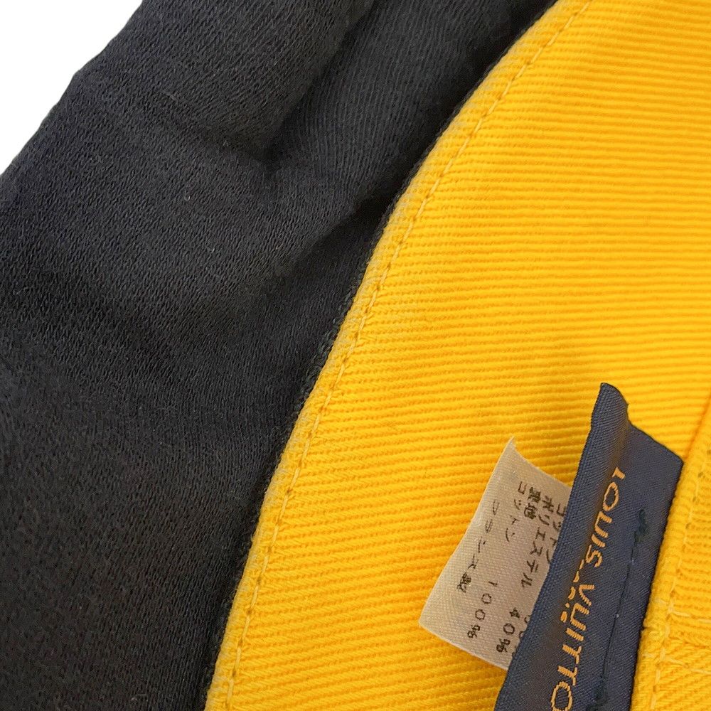 Louis Vuitton Hat Reversible Bucket 58 Black Yellow — view 8