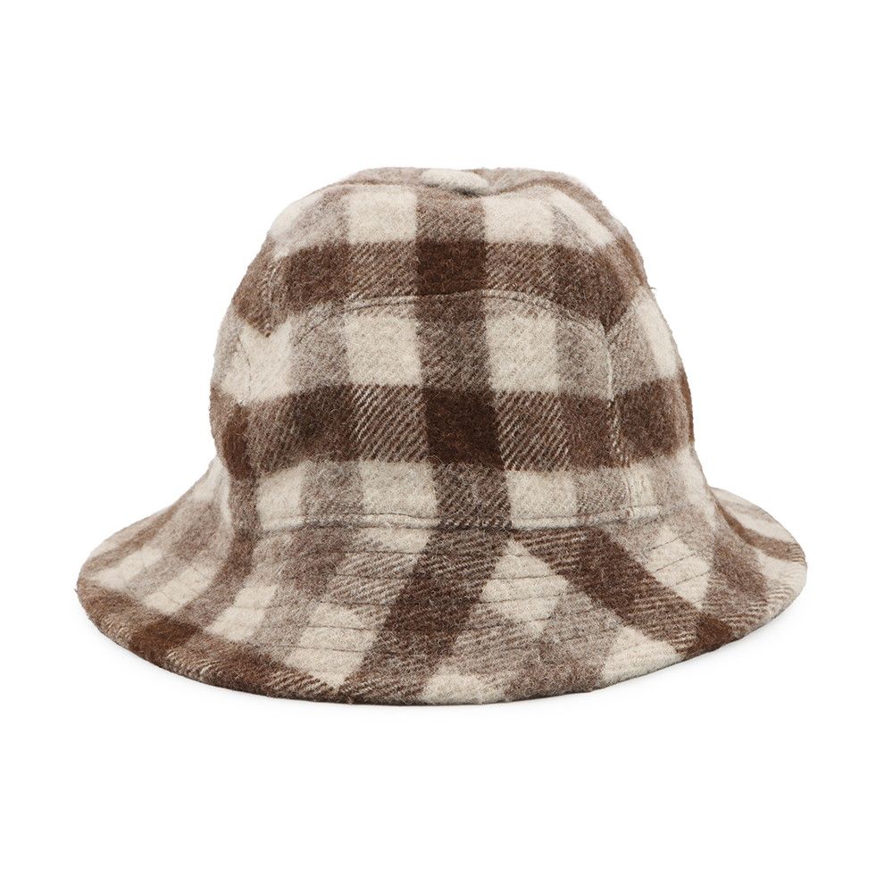 Gucci Bucket Hat Check Fedora Wool — view 3