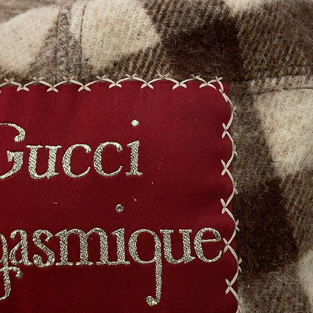 Gucci Bucket Hat Check Fedora Wool — view 7