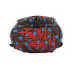 Louis Vuitton Backpack Monogram Jungle Dot Palm Springs PM Noir Black Red Blue — view 4