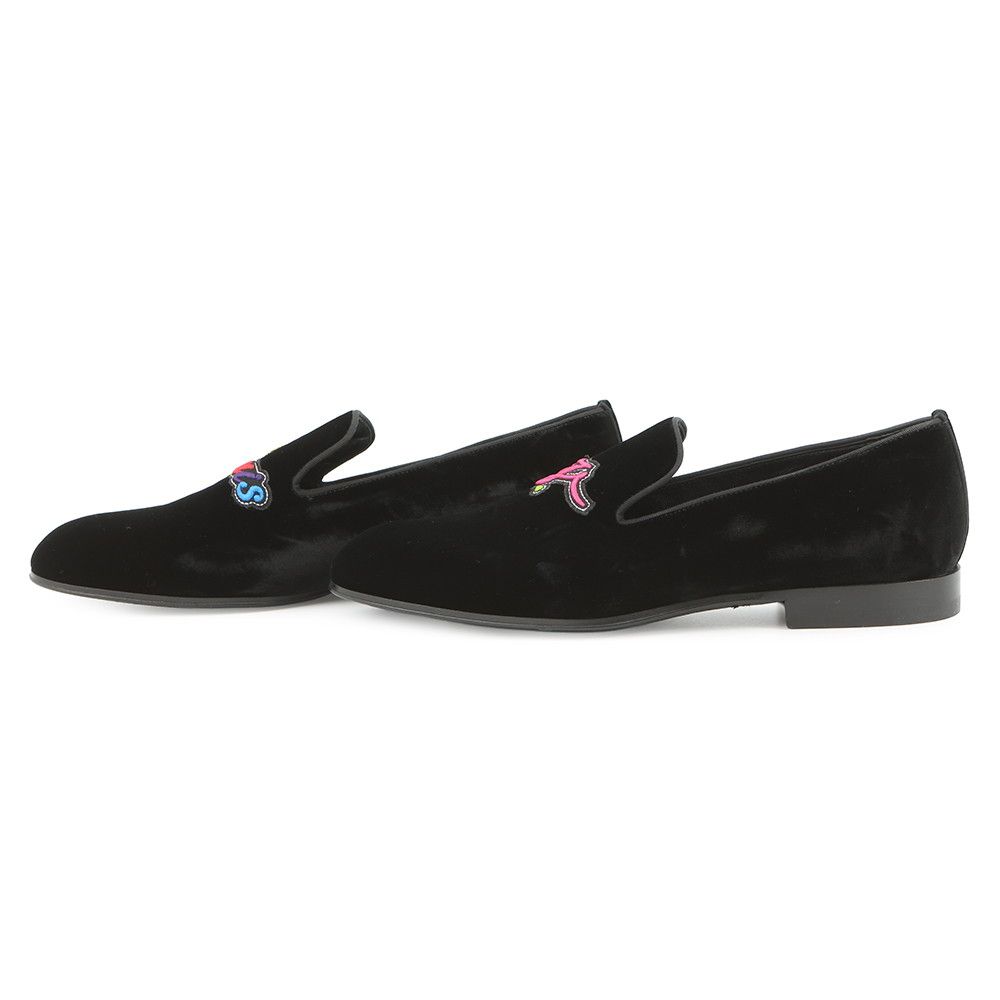Louis Vuitton Loafers Euteuil 5.5 Shoes Noir Black Multicolor — view 2