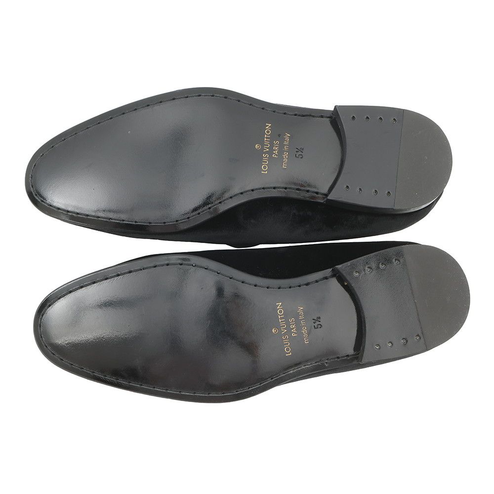 Louis Vuitton Loafers Euteuil 5.5 Shoes Noir Black Multicolor — view 4