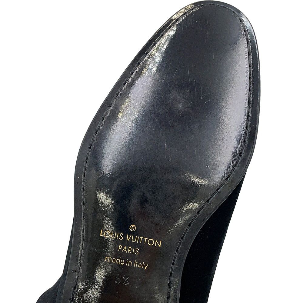 Louis Vuitton Loafers Euteuil 5.5 Shoes Noir Black Multicolor — view 8