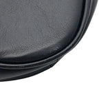 Celine Shoulder Bag Triangle Logo Leather Pochette Black — view 8