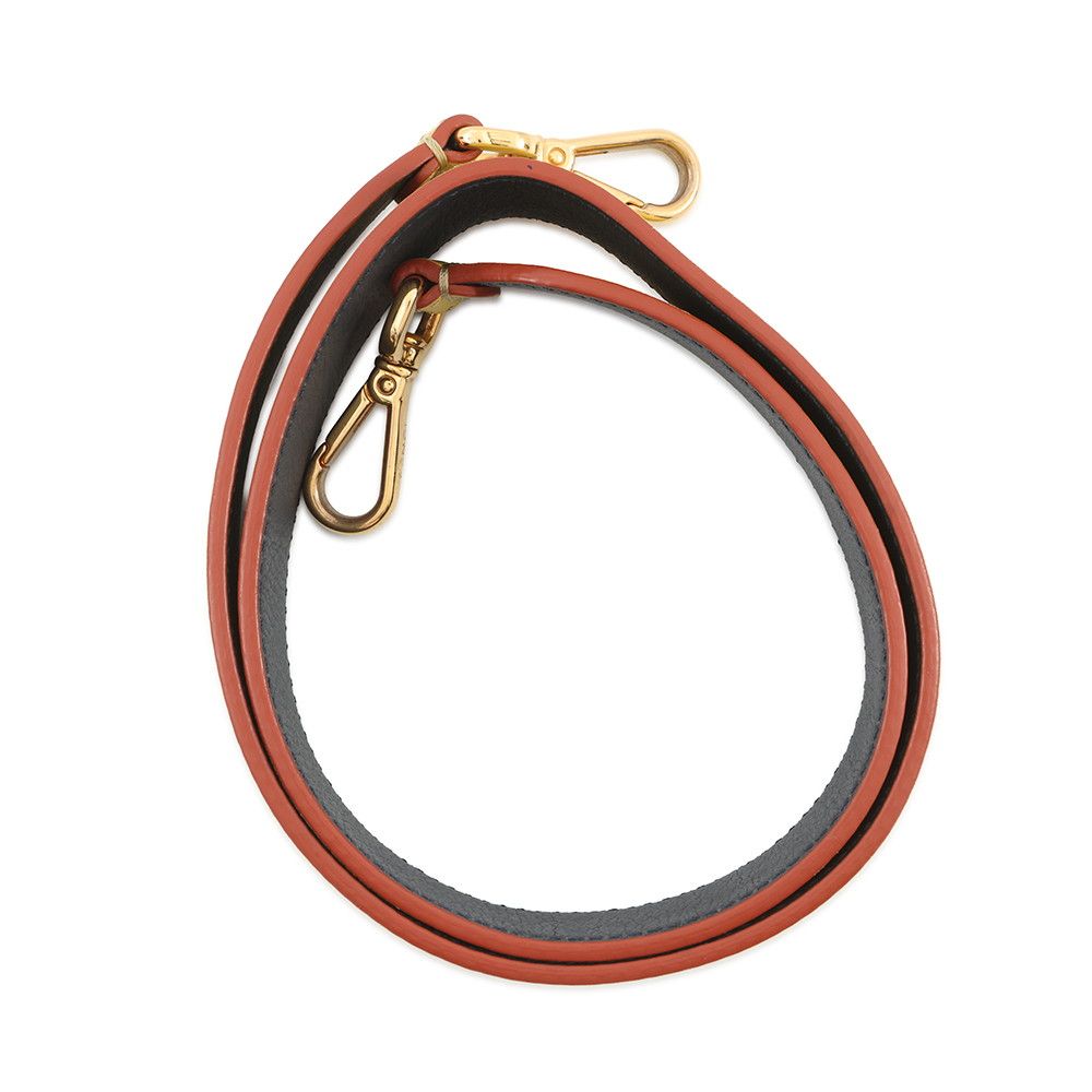 Fendi Shoulder Strap Leather Yellownavy — view 3