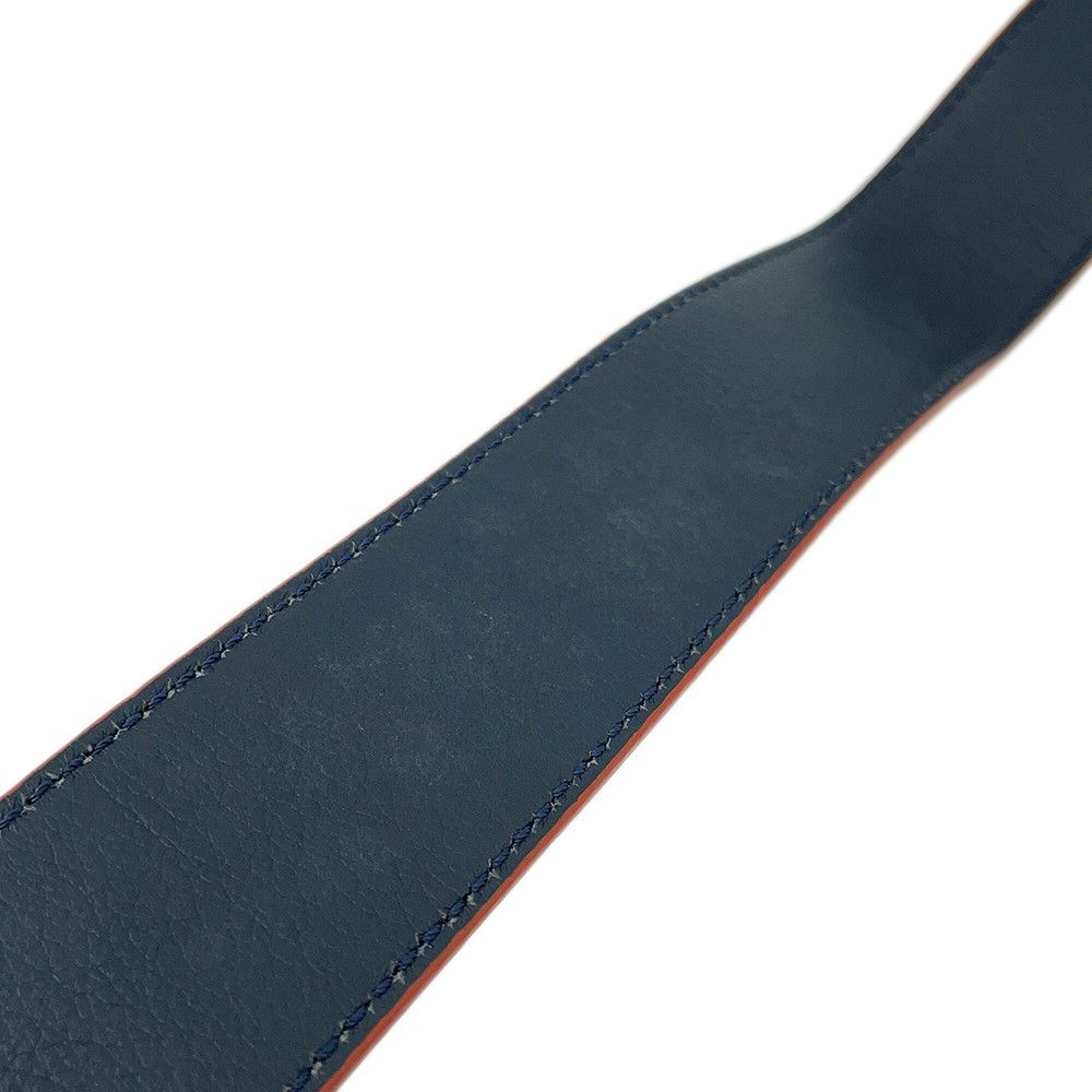Fendi Shoulder Strap Leather Yellownavy — view 8