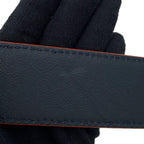 Fendi Shoulder Strap Leather Yellownavy — view 9