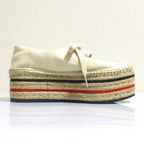 Gucci Logo Print Espadrilles Platform Mushuze 35.5 Off-white — view 3