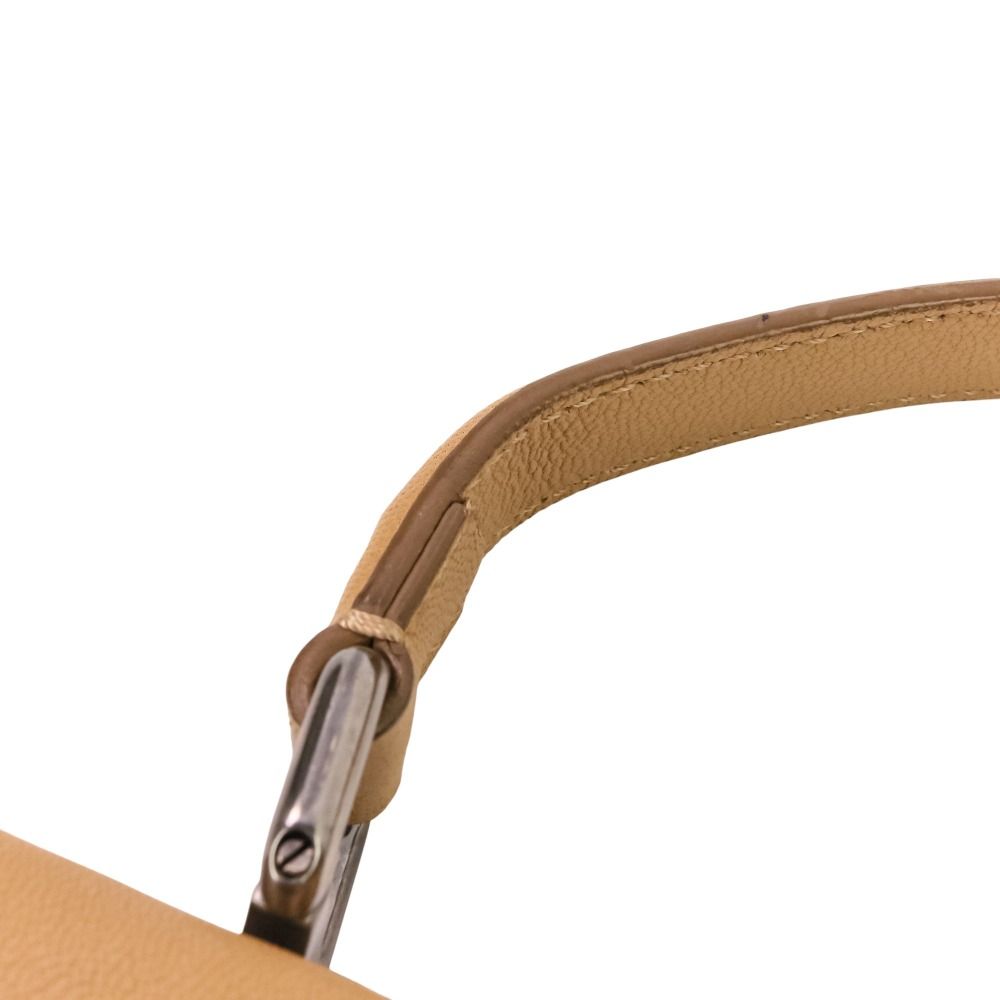 Fendi Peekaboo 2-Way Shoulder Bag Brown Beige — view 9