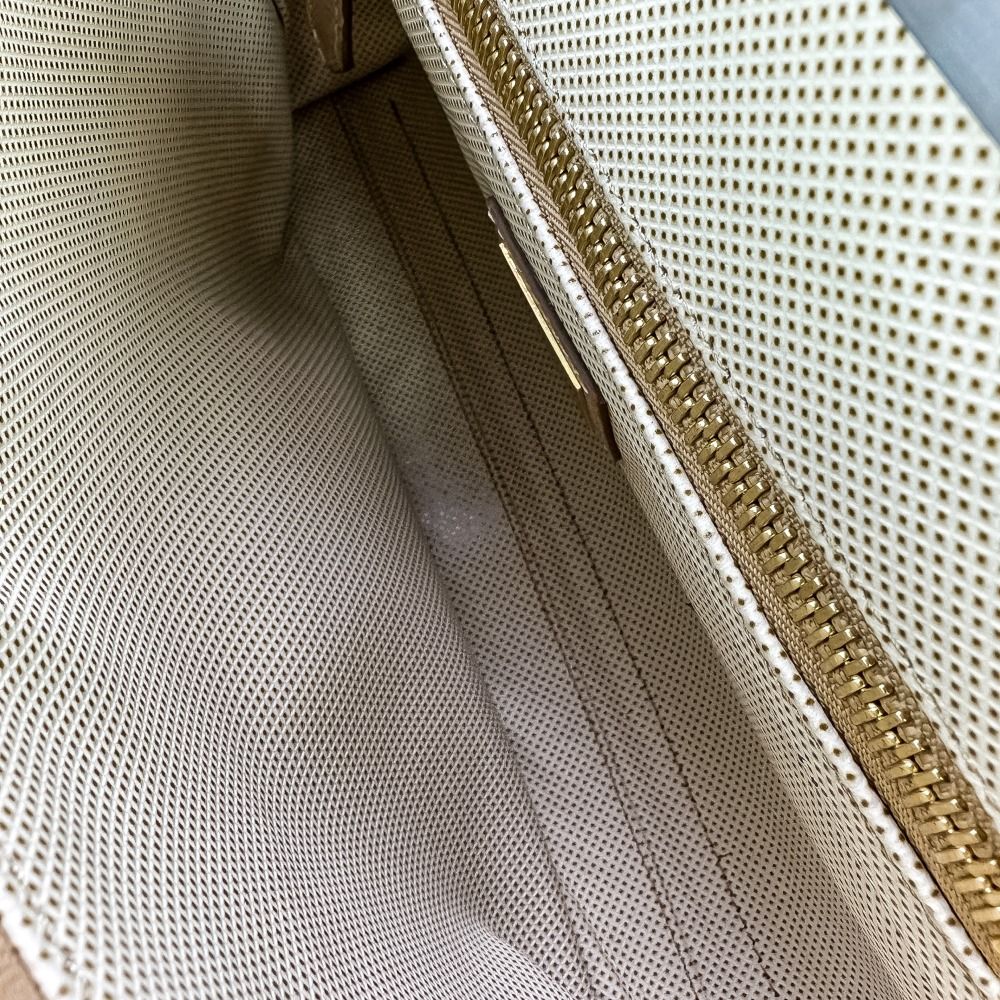 Fendi Peekaboo 2-Way Shoulder Bag Brown Beige — view 7