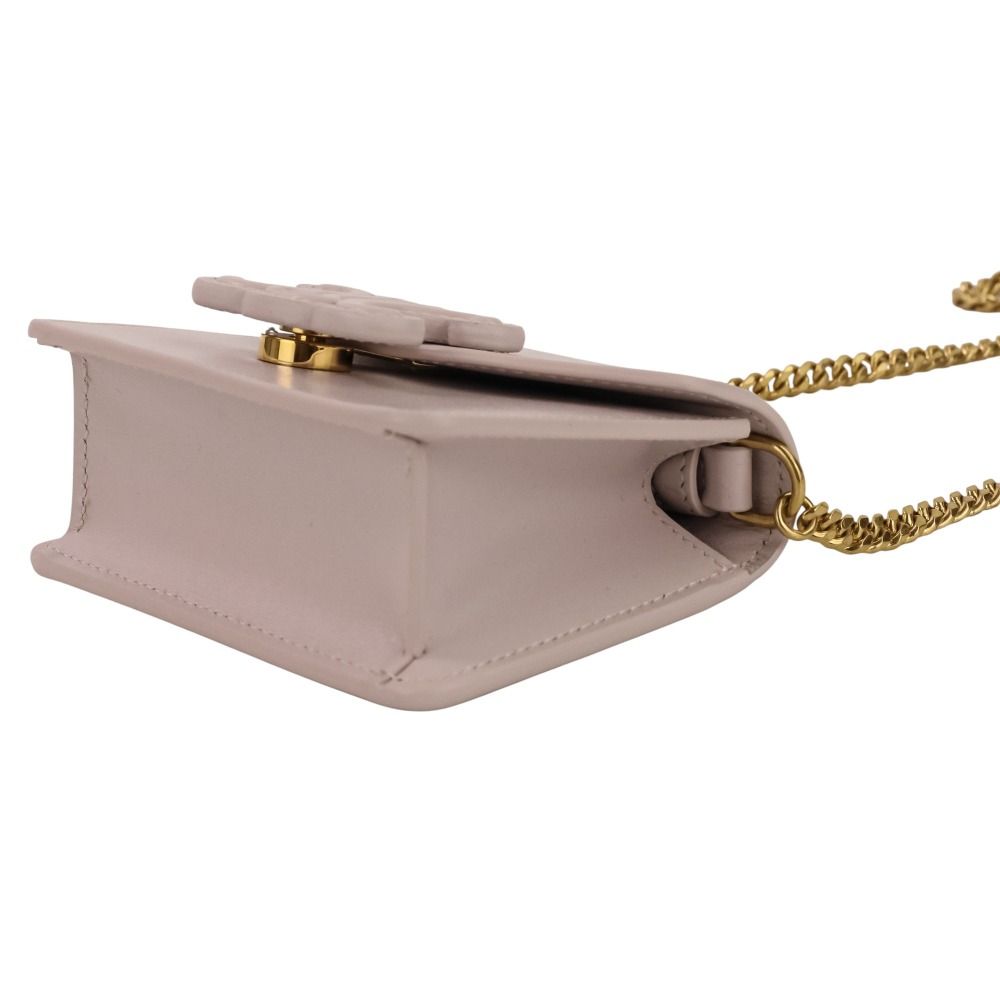 Celine Triomphe Chain Card Holder Mini Shoulder Bag Light Pink — view 8