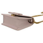 Celine Triomphe Chain Card Holder Mini Shoulder Bag Light Pink — view 8