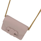 Celine Triomphe Chain Card Holder Mini Shoulder Bag Light Pink — view 4