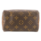 Louis Vuitton Nano Speedy Monogram Shoulder Pouch Mini Bag Brown — view 5