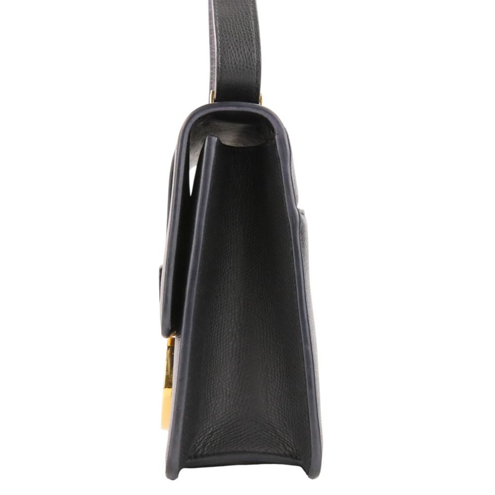 Dior 30 Montaigne Leather Bag Black — view 4