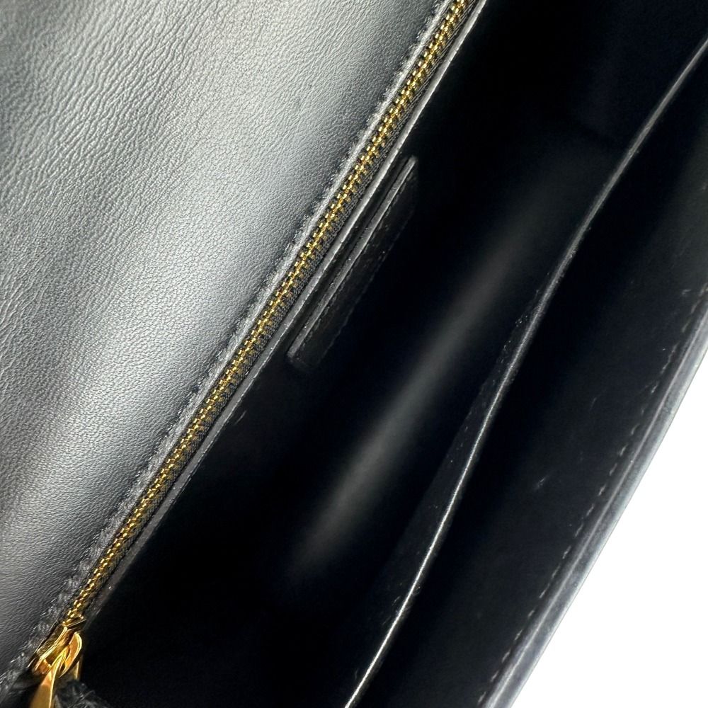 Dior 30 Montaigne Leather Bag Black — view 8