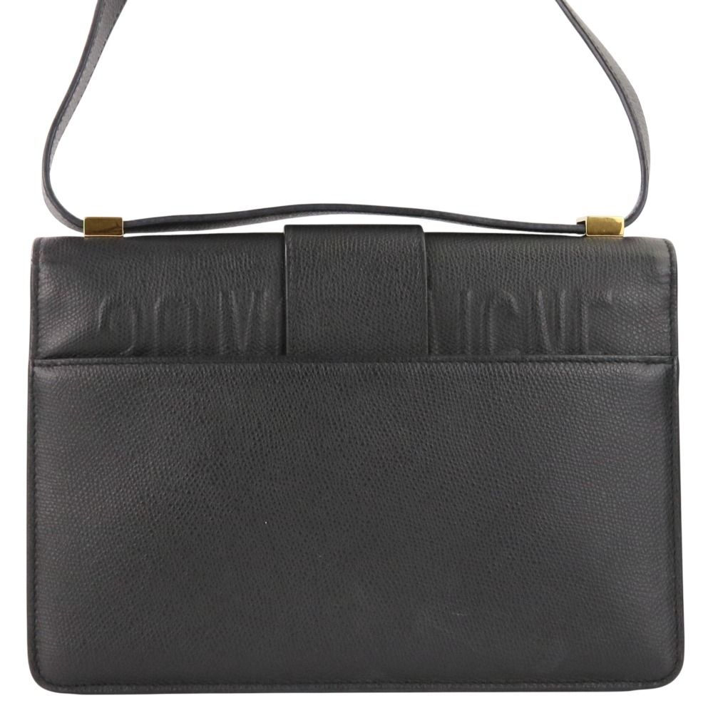 Dior 30 Montaigne Leather Bag Black — view 5