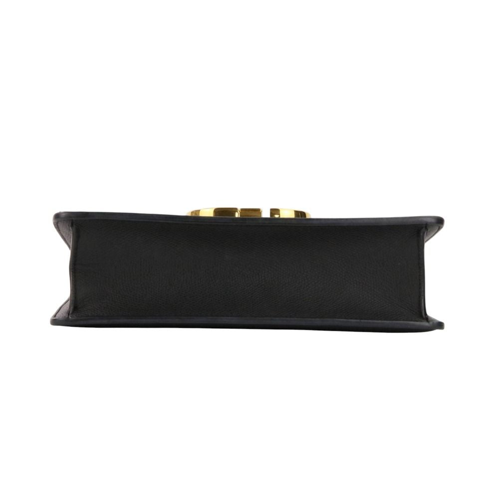 Dior 30 Montaigne Leather Bag Black — view 6