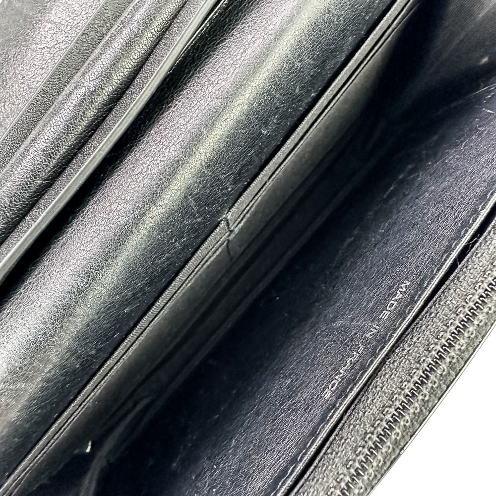 Chanel Brilliant Patent Quilted Chain Wallet Black — view 7