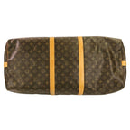 Louis Vuitton Monogram Keepall Bandouliere 60 Boston Bag Brown — view 4