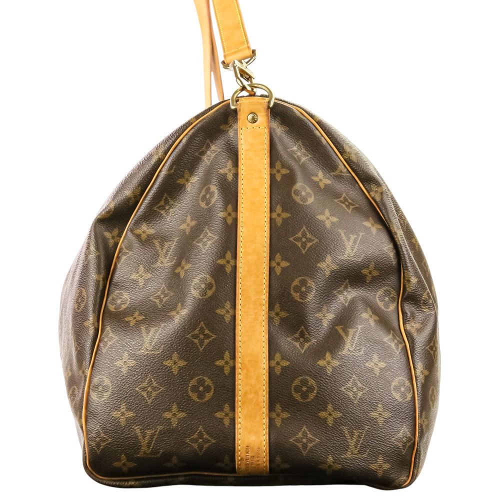 Louis Vuitton Monogram Keepall Bandouliere 60 Boston Bag Brown — view 2