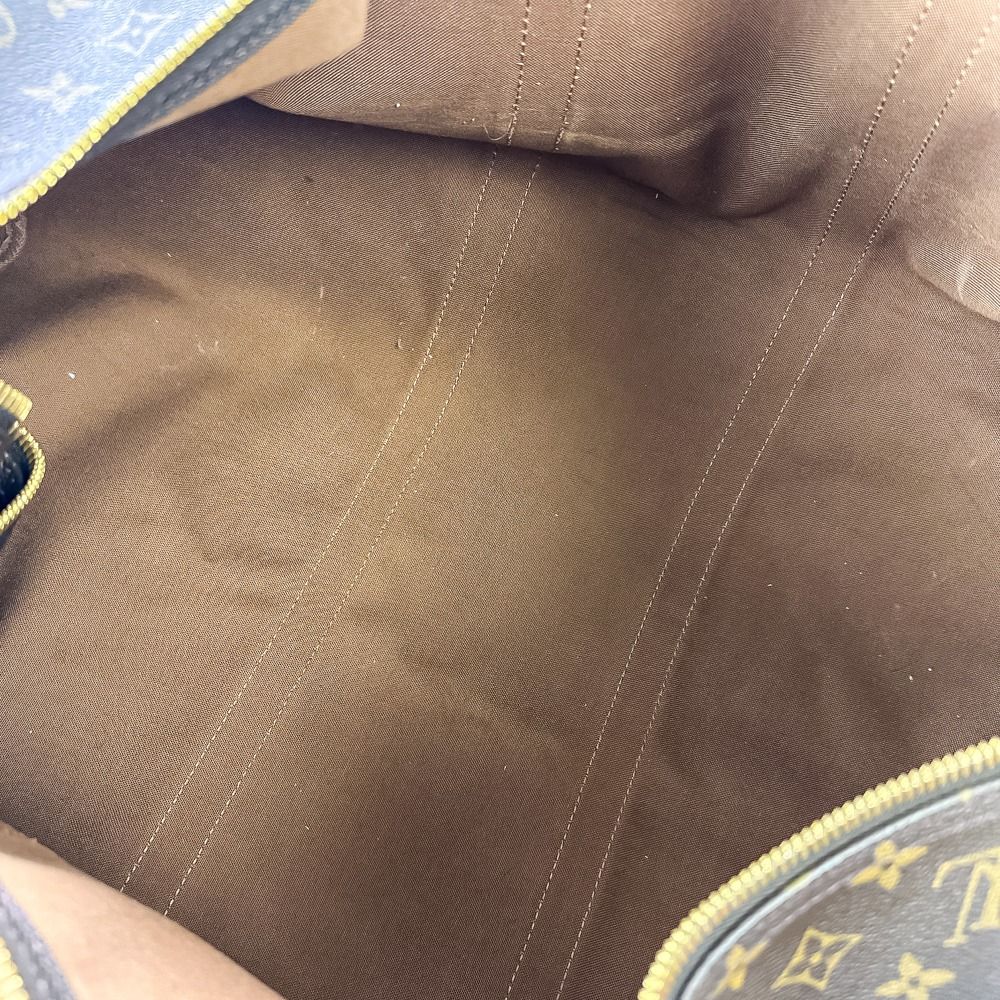 Louis Vuitton Monogram Keepall Bandouliere 60 Boston Bag Brown — view 5