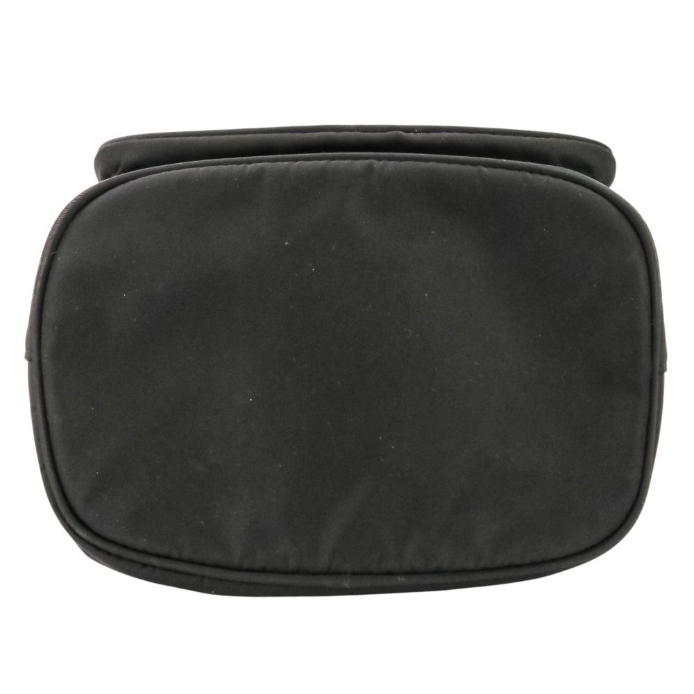 Prada Duet Drawstring Nylon Shoulder Bag Black — view 4