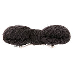 Chanel CC Logo Ribbon Tweed Barrette Black — view 6