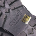 Celine Lace Up Balkis Boots Nylon Canvas 36 — view 7