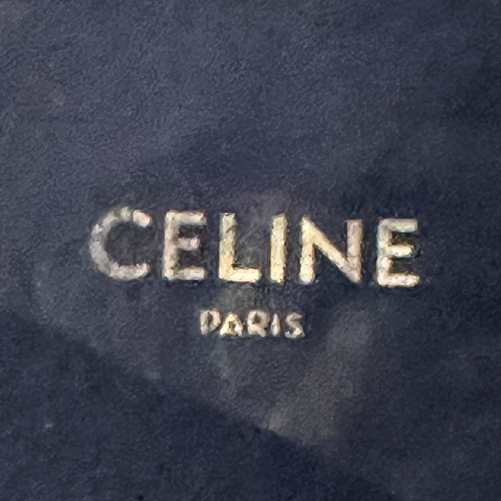 Celine Lace Up Balkis Boots Nylon Canvas 36 — view 8