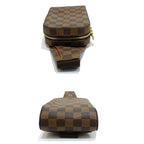 Louis Vuitton Geronimos Belt Bag Damier Ebene Canvas Brown Gold — view 3