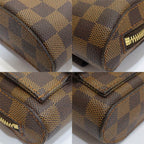 Louis Vuitton Geronimos Belt Bag Damier Ebene Canvas Brown Gold — view 4