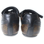 Louis Vuitton Monogram Macassar Globe Trotter Sneaker Brown Black — view 3