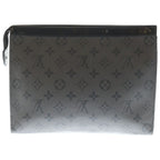 Louis Vuitton Monogram Pochette Voyage Clutch Gray — view 2