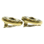 Chanel Button Earrings Gold — view 3