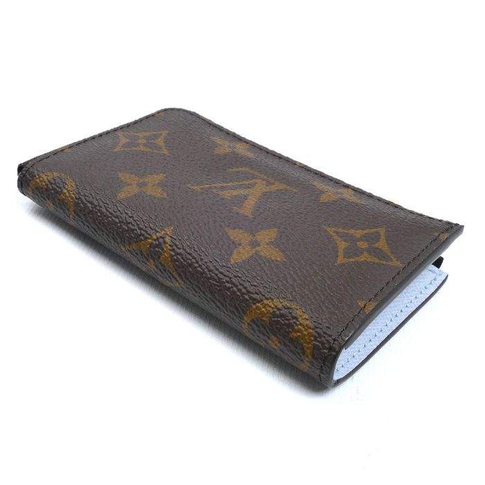 Louis Vuitton Porte Cles Noah Coin Case Monogram Brown Olympe Blue — view 2