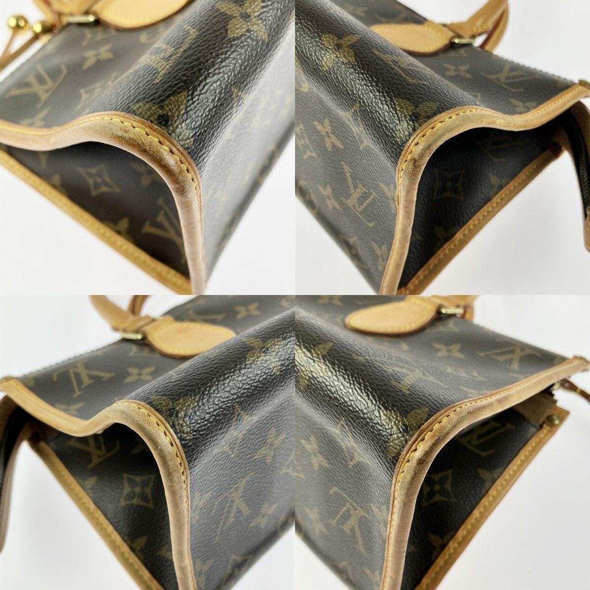 Louis Vuitton Handbag Monogram Canvas Leather — view 7