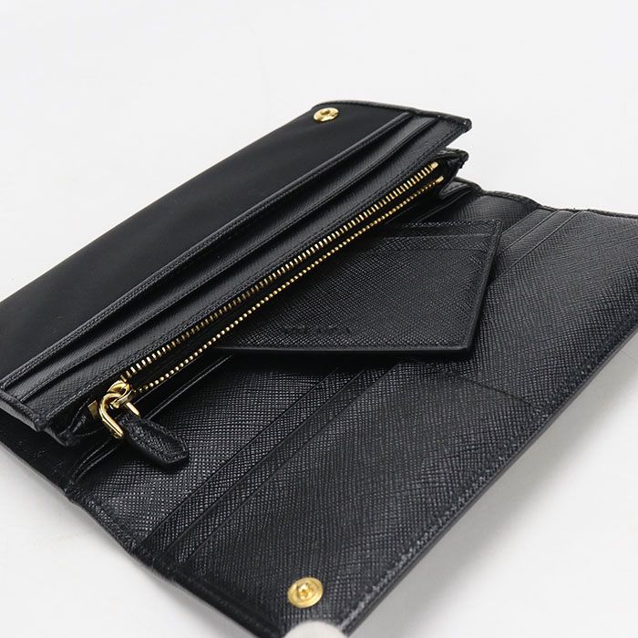 Prada Triangle Wallet Uz0 with Bifold Coin Purse — view 3