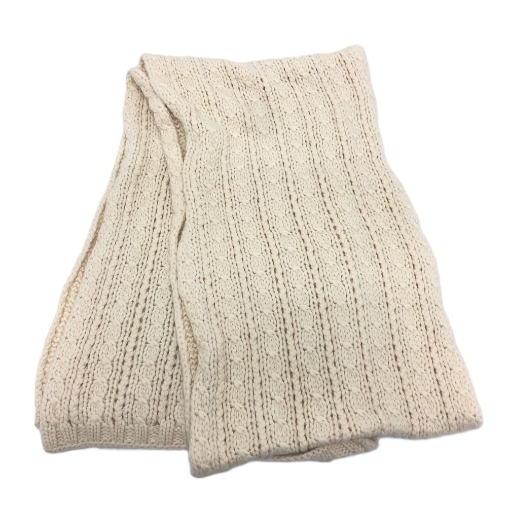 Chanel Scarf Chain CC Logo Cashmere White — view 2