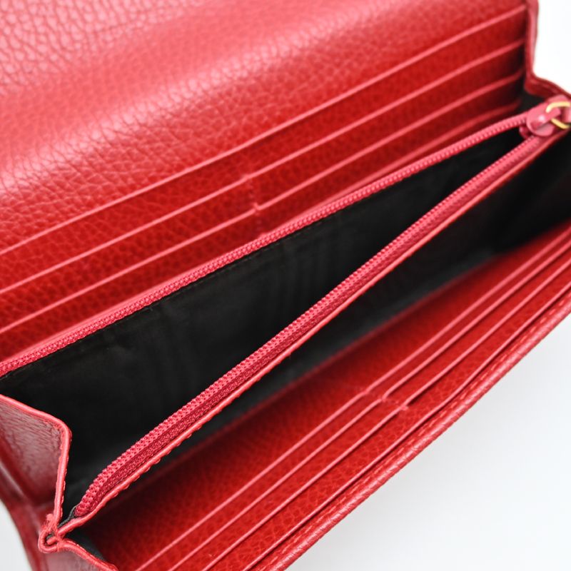 Gucci Wallet Leather Red — view 5
