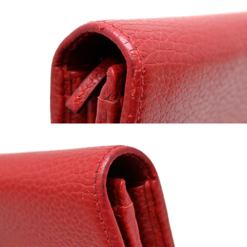 Gucci Wallet Leather Red — view 9