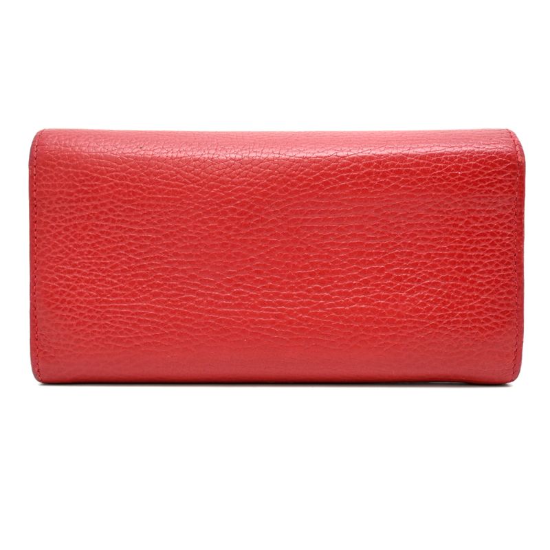 Gucci Wallet Leather Red — view 2