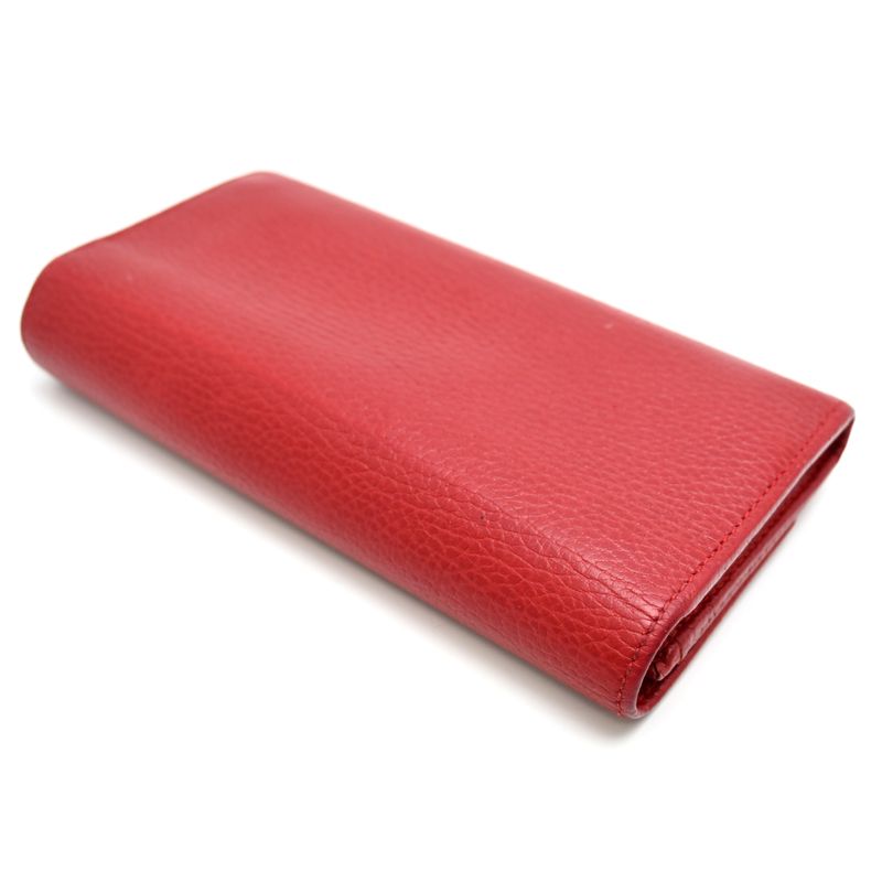 Gucci Wallet Leather Red — view 4