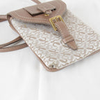 Loewe Usedloewe Repeat Anagram Mini Shoulder Bag Canvas Beige — view 6