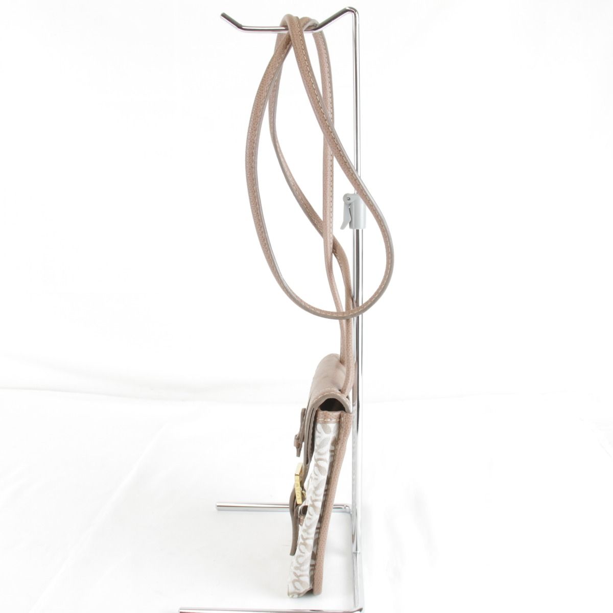 Loewe Usedloewe Repeat Anagram Mini Shoulder Bag Canvas Beige — view 3