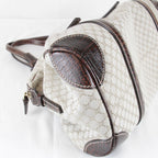 Celine Macadam Pattern Beige Handbag Canvas — view 6