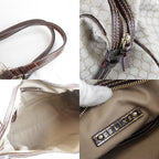 Celine Macadam Pattern Beige Handbag Canvas — view 9