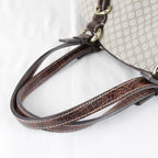 Celine Macadam Pattern Beige Handbag Canvas — view 8